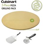 Set Herramientas Cuisinart para Pizza 3pcs para Parrilla Acero Inox..