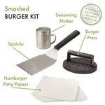 Set Herramientas para Hamburguesas Aplastadas Cuisinart 3pcs para Parrilla Ac...