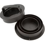 Prensa para Hamburguesas Rellenas Cuisinart Plastico 4 en 1 Negro