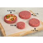 Prensa para Hamburguesas Rellenas Cuisinart Plastico 4 en 1 Negro