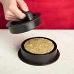 Prensa para Hamburguesas Rellenas Cuisinart Plastico 4 en 1 Negro