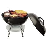 Parrilla de Carbon Cuisinart 16 Pulg. Portatil Sist. Ventilacion Dual Negra