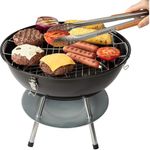 Parrilla de Carbon Cuisinart 16 Pulg. Portatil Sist. Ventilacion Dual Negra