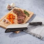 Cuchillo Cuisinart Santoku 1 pcs T/r 7" Mango Negro con Triple Remache