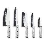 Set de Cuchillos Cuisinart Acero Inoxidable 10 pcs con Margo Ergonomico y Pro...