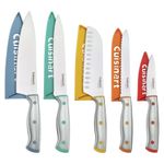 Set de Cuchillos Cuisinart Acero Inox.. 10 pcs Antiadherente Colores
