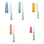 Set de Cuchillos Cuisinart Acero Inox.. 10 pcs Antiadherente Colores