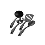 Set de Ollas Cuisinart Aluminio 11pcs Negro con Accesorios