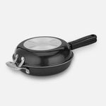Set de Sartenes Entrelazados Cuisinart 2pz Antiadhrente Ceramica Negro