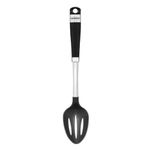 Cucharon Cuisinart Ranurada de Nylon con Mango Negro