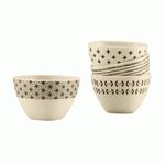 Juego de Tazones Cuisinart 4 pcs de Bambu Capacidad 8 Oz.