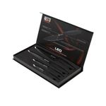 Set de Cuchillos Resto Acero Inox.. 4 pcs Mangos Ergonomicos Superficie Antib...