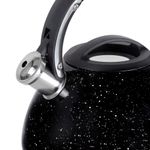 Tetera Clasica Resto con Silbador 2.7 LTS Acero Inoxidable Induccion Negra