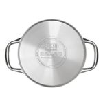 Olla Resto 3.6lts con Dos Asas-tapa Vidrio Templado para Todo Tipo de Cocina ...