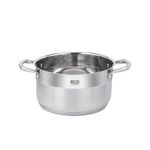 Olla Resto 6.2lts con Dos Asas-tapa Vidrio Templado, para Todo Tipo de Cocina...