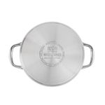 Olla Resto 6.2lts con Dos Asas-tapa Vidrio Templado, para Todo Tipo de Cocina...