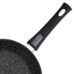 Sarten Resto Antiadh. de Marmol 20cm Ancho 6.4cm Alto Aluminio Forjado-mango ...