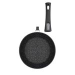 Sarten Resto Antiadh. de Marmol 28cm Ancho 7.7cm Alto Aluminio Forjado-mango ...