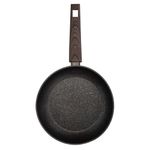 Sarten Resto Antiadh. de Marmol 26cm Ancho 5.1cm Alto Aluminio Forjado-mango ...