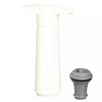 Bomba Al Vacio Vacu Vin 1 Tapon para Consevar Vino Color Blanco
