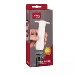 Bomba Al Vacio Vacu Vin 2 Tapones para Consevar Vino Color Blanco