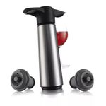 Bomba Al Vacio Vacu Vin Acero Inox.. 2 Tapones para Consevar Vino