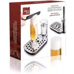 Estacion de Cerveza Vacu Vin de Acero Inox.. 3 pcs