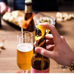 Tapones y Marcadores de Silicona para Cerveza Vacu Vin 6 pcs Varios Colores
