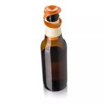 Tapones y Marcadores de Silicona para Cerveza Vacu Vin 6 pcs Varios Colores