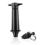 Bomba Al Vacio Vacu Vin 1 Tapon y Vertidor para Consevar Vino Color Negro