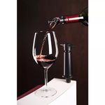 Bomba Al Vacio Vacu Vin 1 Tapon y Vertidor para Consevar Vino Color Negro