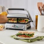 Parrilla Multifuncion 5 En 1 Cuisinart Electrica Acero Inox. Temperatura Ajustable Tapa Removible