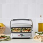 Parrilla Multifuncion 5 En 1 Cuisinart Electrica Acero Inox. Temperatura Ajustable Tapa Removible