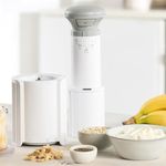 Maquina Para Hacer Helado Cuisinart 5 En 1 Prograbable Blanco