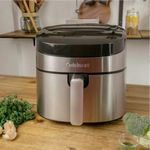 Freidora De Aire Cuisinart 7,2 Lts 1610w 8 En 1 Pantalla Tactil Silver