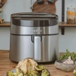 Freidora De Aire Cuisinart 7,2 Lts 1610w 8 En 1 Pantalla Tactil Silver