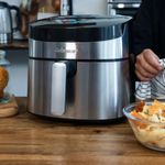 Freidora De Aire Cuisinart 7,2 Lts 1610w 8 En 1 Pantalla Tactil Silver