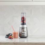 Extractor De Jugos Con Licuadora Cuisinart 450 W Con Vaso Para Licuar De 16 Onz Gris