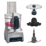 Procesador De Alimentos Cuisinart 10 Tzs. Con Accesorios Multiusos Gris