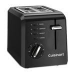Tostadora Cuisinart 2 Posiciones 7 Ajustes Negra