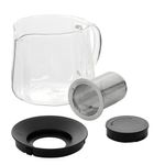 Tetera De Cristal Resto Filtro Inox Resistente Al Calor 1000 Ml