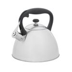 Tetera Clasica Resto Con Silbador 2.7 Lts Acero Inoxidable Induccion Blanca