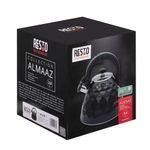 Tetera Clasica Resto Con Silbador 3.0 Lts Acero Inoxidable Induccion Negra