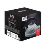 Tetera Clasica Resto Con Silbador 3.0 Lts Acero Inoxidable Induccion Gris