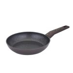 Sarten Resto Antiadh. De Marmol 22cm Ancho 4.4cm Alto Aluminio Forjado-Mango Madera Todo Tipo De Cocina Negro