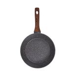 Sarten Resto Antiadh. Revest.Granito 26cm Ancho 7.0cm Alto Aluminio Forjado-Mango Madera Todo Tipo De Cocina