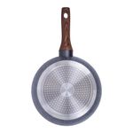 Sarten Resto Antiadh. Revest.Granito 26cm Ancho 7.0cm Alto Aluminio Forjado-Mango Madera Todo Tipo De Cocina