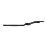 Sarten Pancake Resto Antiadh. 24cm Ancho 1.8 Cm Alto Aluminio-Mango Madera Todo Tipo De Cocina Negro