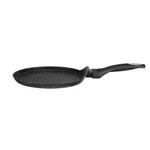 Sarten Pancake Resto Antiadh. 24cm Ancho 1.8 Cm Alto Aluminio-Mango Madera Todo Tipo De Cocina Negro