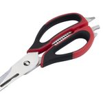 Tijeras Resto 9 En 1 Desmontables Negro-Rojo
